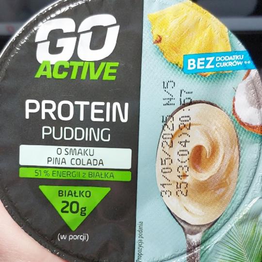 Zdjęcia - Protein pudding o smaku pina colada Go Active