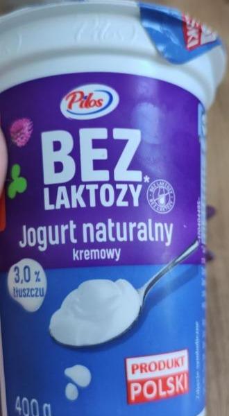 Zdjęcia - Jogurt naturalny kremowy bez laktozy Pilos