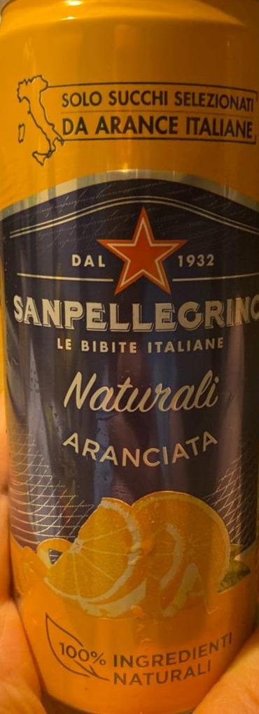 Zdjęcia - Naturali aranciata Sanpellegrino