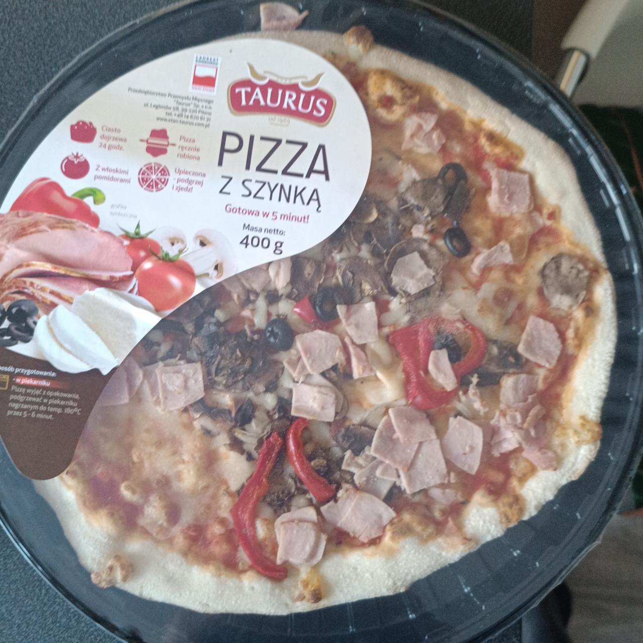 Zdjęcia - Taurus Pizza z szynką 400 g