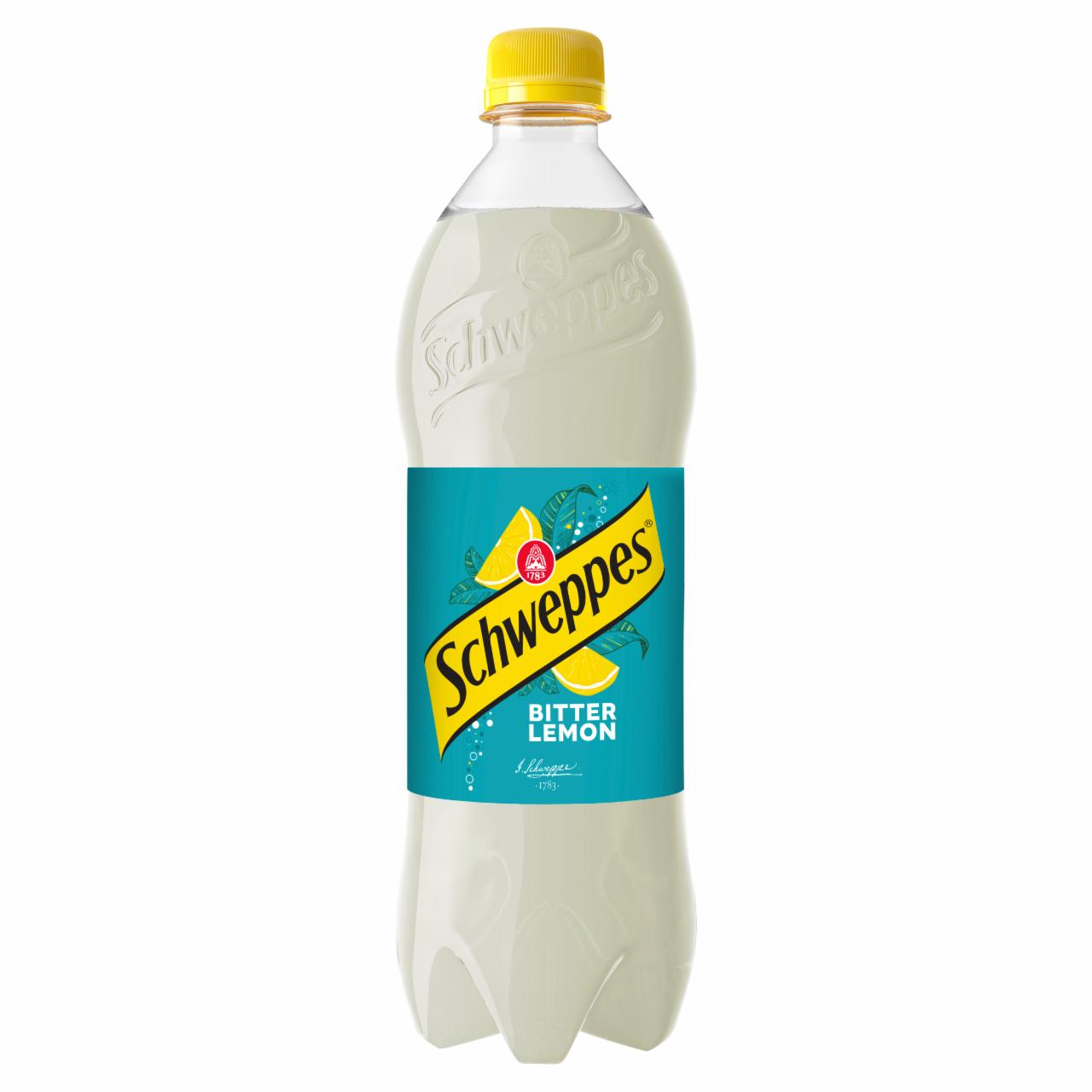 Zdjęcia - Schweppes Bitter Lemon Napój gazowany 0,85 l