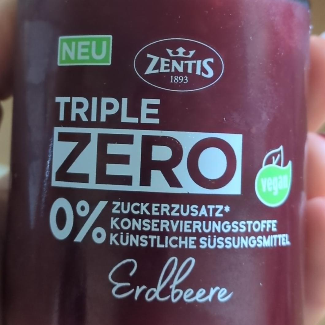 Zdjęcia - Triple zero erdbeeren Zentis