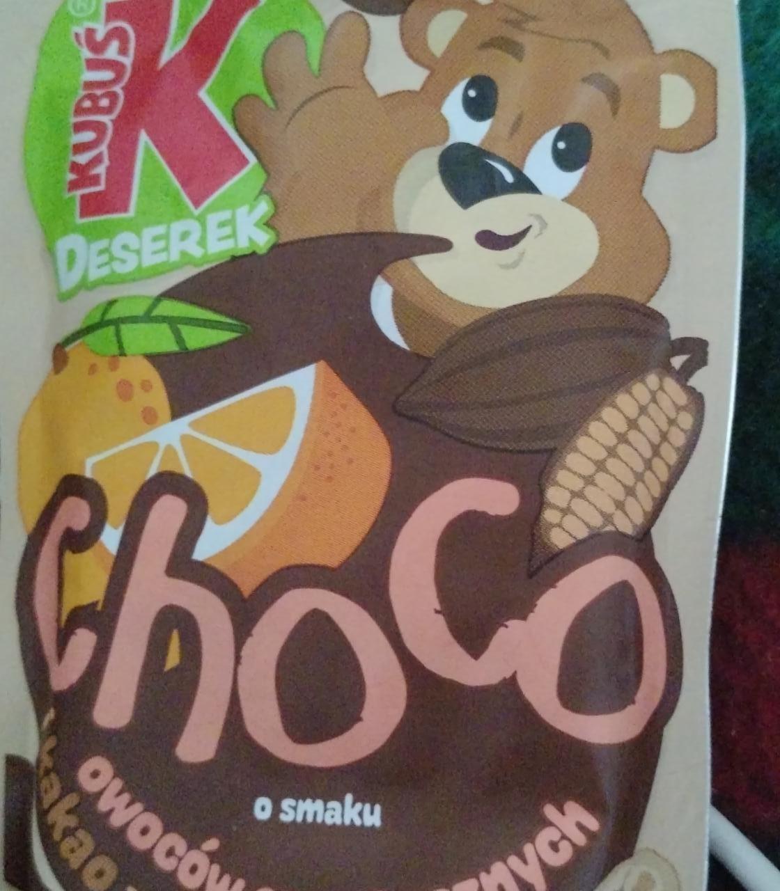 Zdjęcia - Mus choco deser o smaku owoców egzotycznych i kakao z orzechami tygrysimi Kubuś