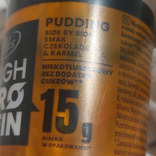 Zdjęcia - Pilos high protein pudding side by side czekolada & karmel