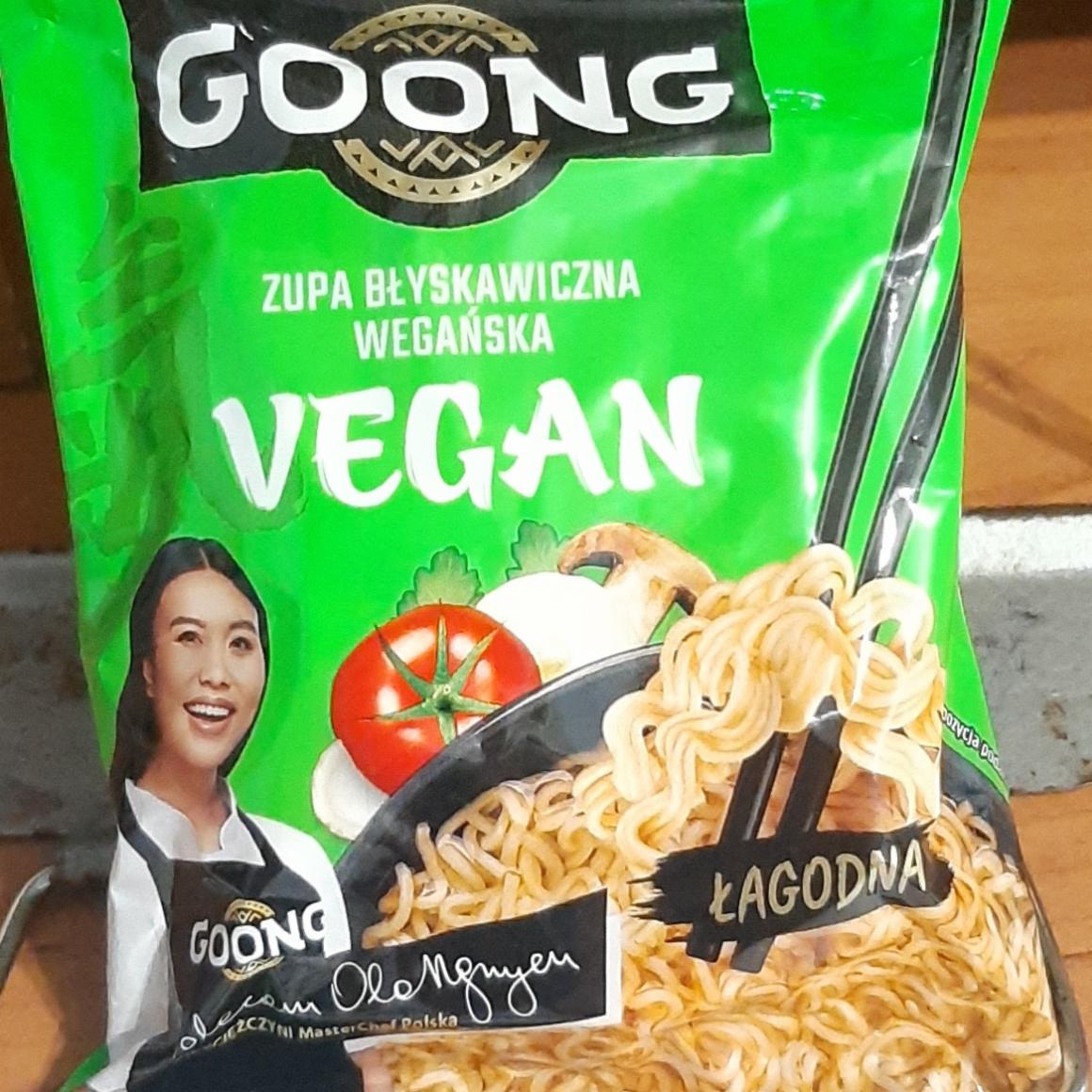 Zdjęcia - Zupa błyskawiczna wegetariańska Goong vegan