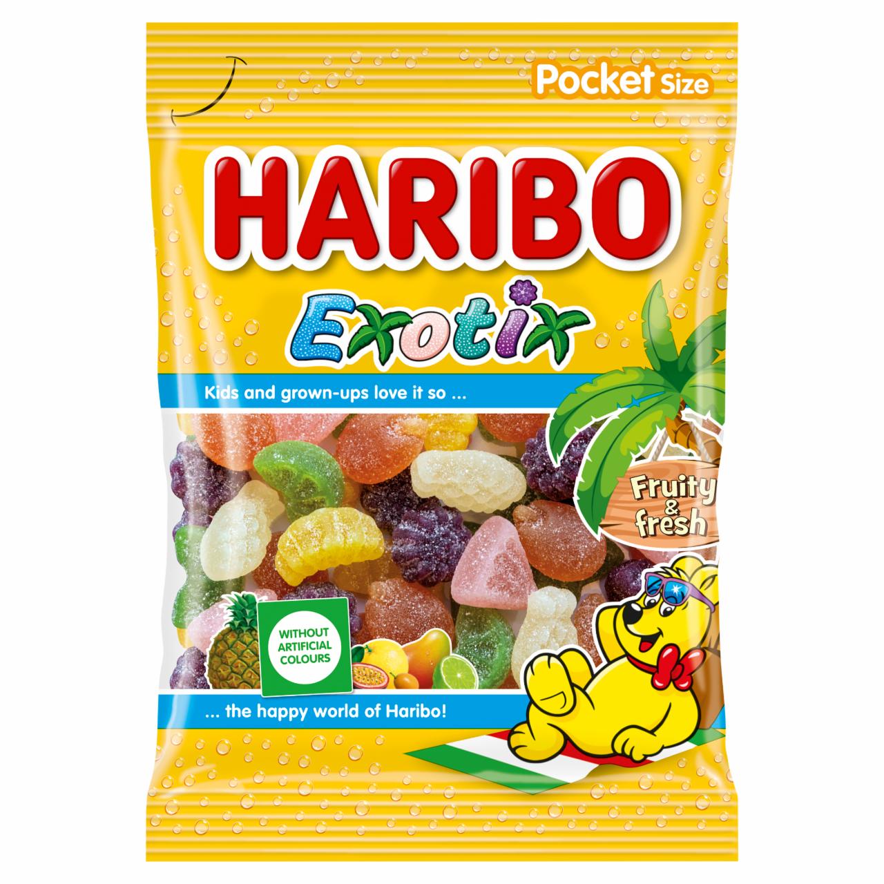 Zdjęcia - Haribo Exotix Żelki o smaku owocowym 80 g 