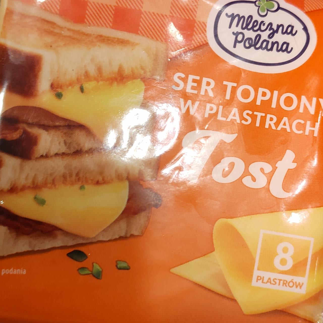 Zdjęcia - Ser topiony w plastrach tost Mleczna polana