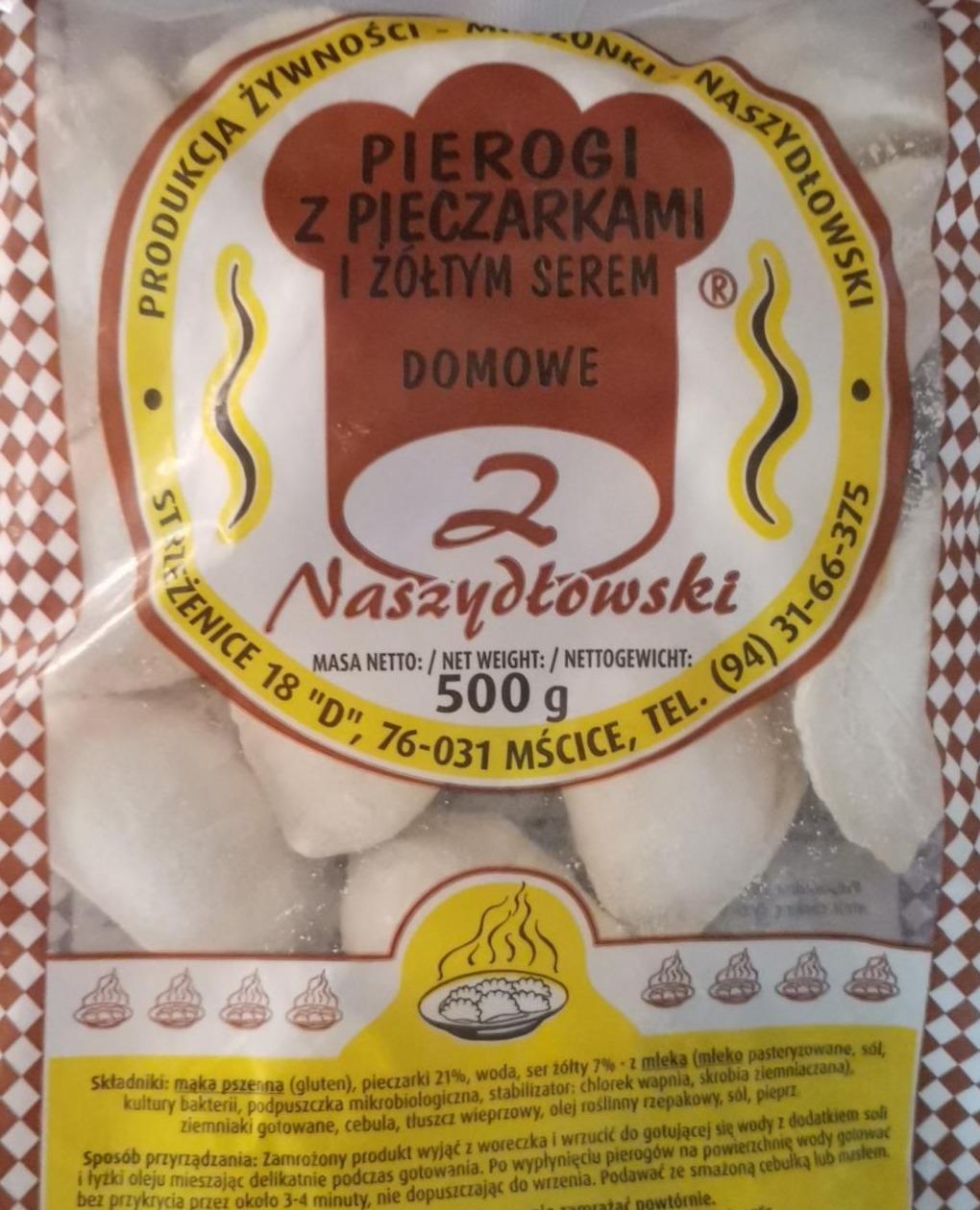 Zdjęcia - Pierogi z pieczarkami i żółtym serem domowe Naszydłowski