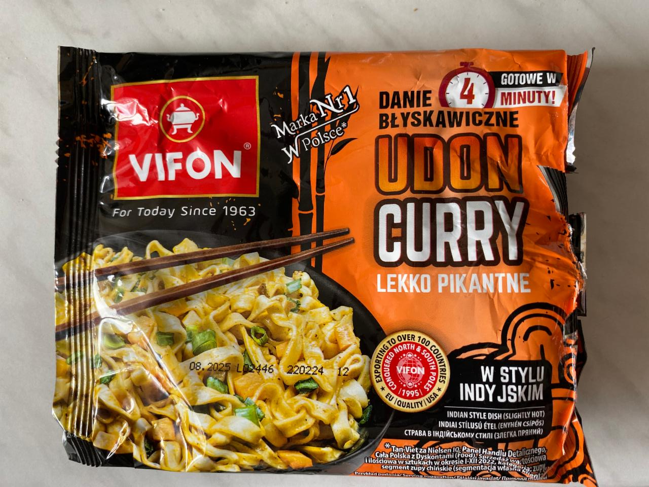 Zdjęcia - Vifon Udon Curry Danie błyskawiczne 90 g