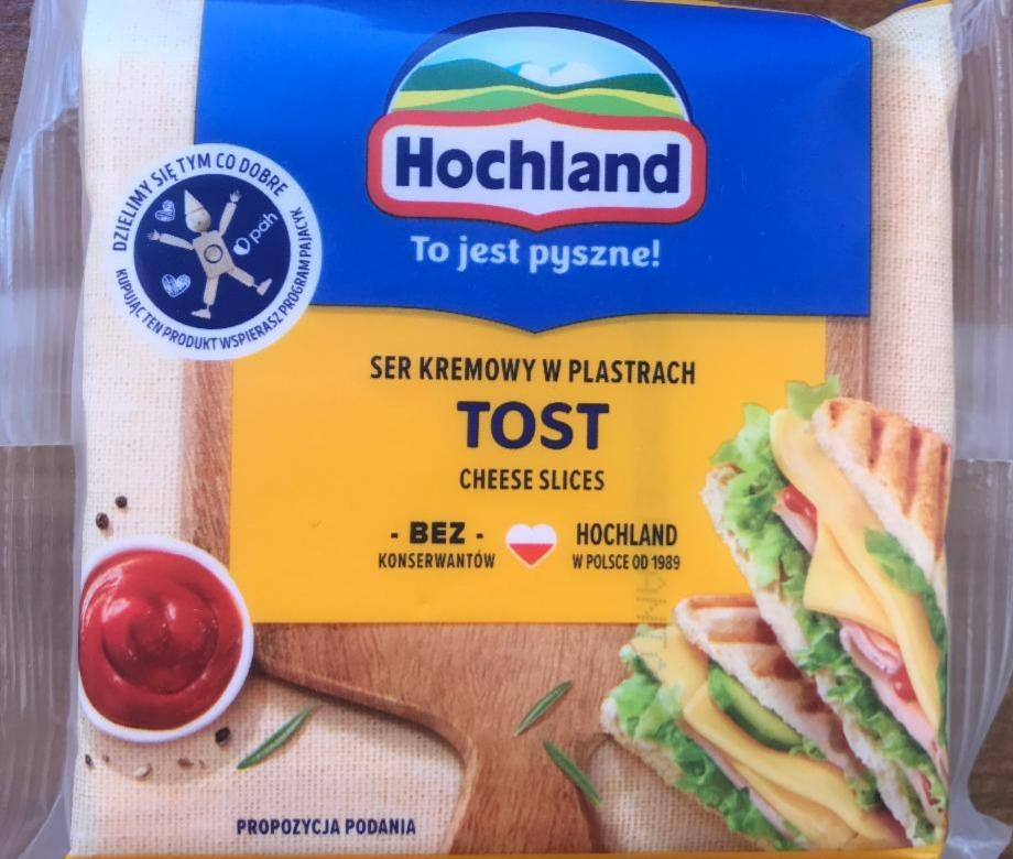 Zdjęcia - Ser kremowy w plastrach tost Hochland