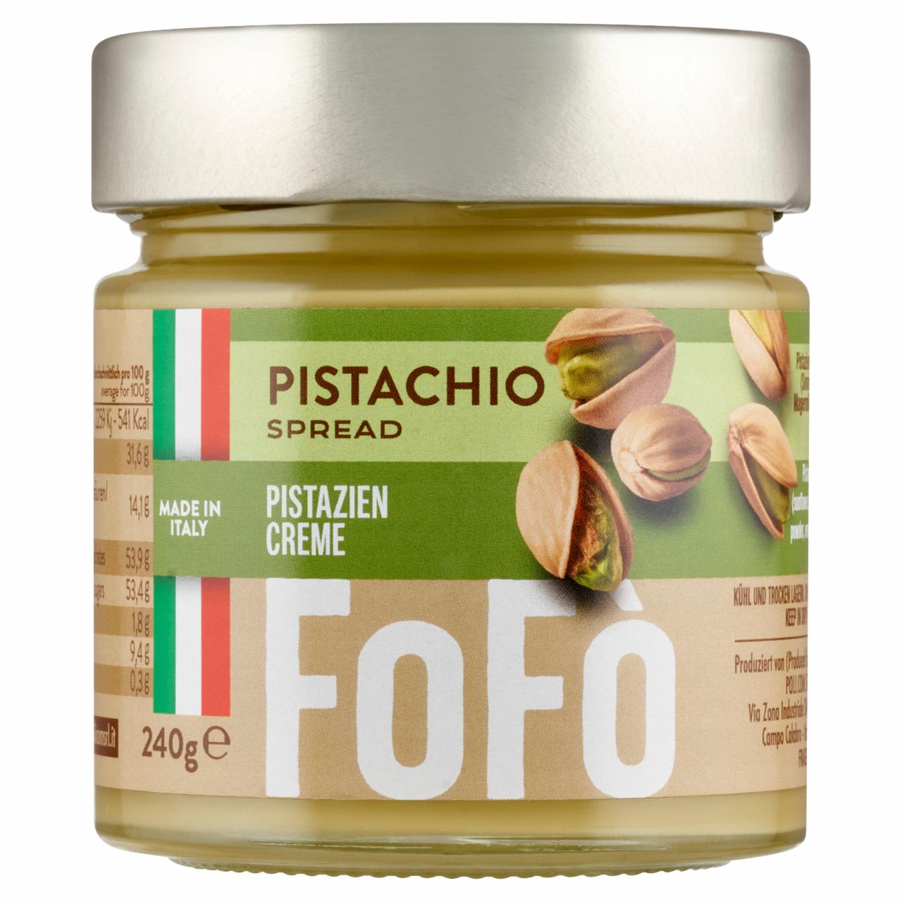 Zdjęcia - Fofo Krem pistacjowy 18 % 240 g