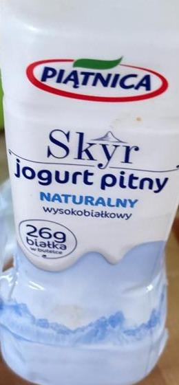Zdjęcia - Skyr jogurt pitny naturalny wysokobiałkowy Piątnica