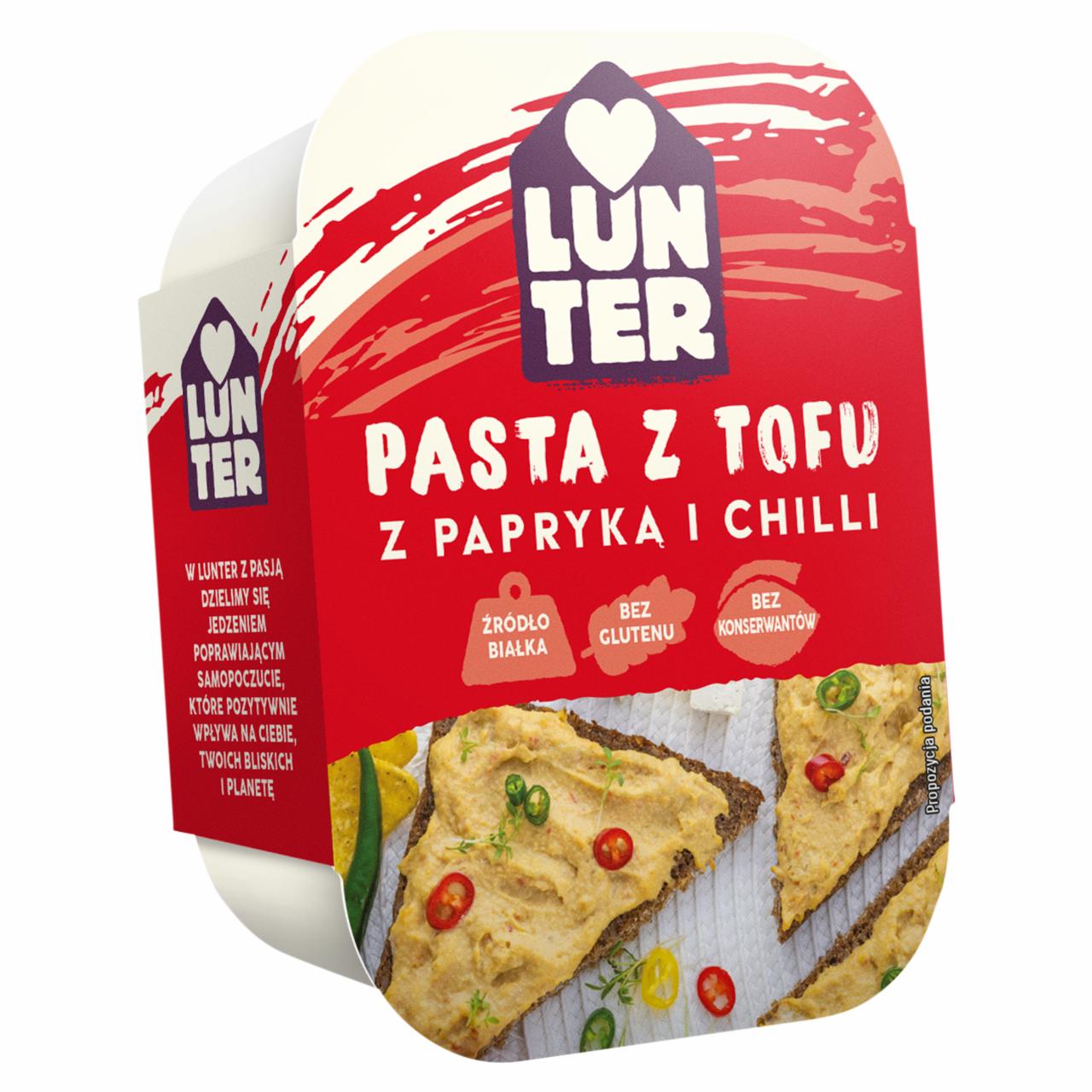 Zdjęcia - Lunter Pasta z tofu z papryką i chilli 150 g