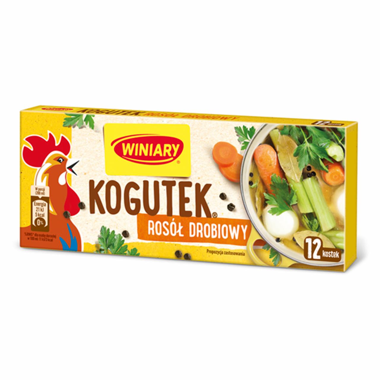 Zdjęcia - Winiary Kogutek Rosół drobiowy 108 g (12 sztuk)