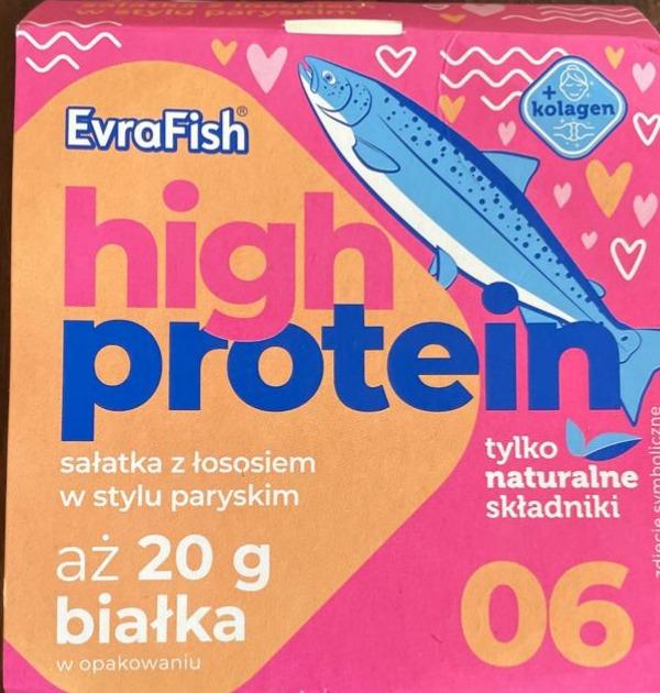 Zdjęcia - High protein sałatka z łososiem w stylu paryskim Evrafish