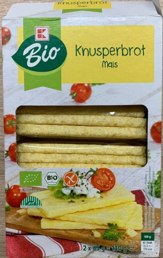 Zdjęcia - Knusperbrot mais K-Bio