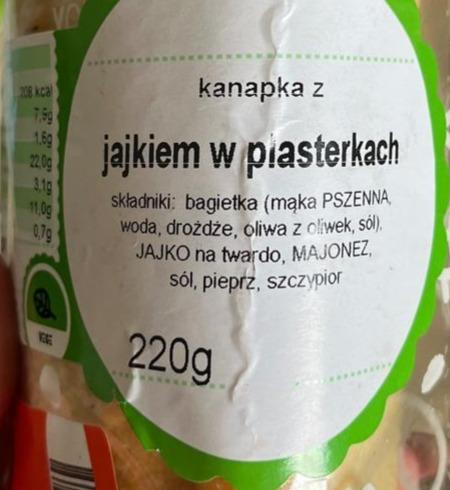 Zdjęcia - Kanapka z jajkiem w plasterkach Ślimak