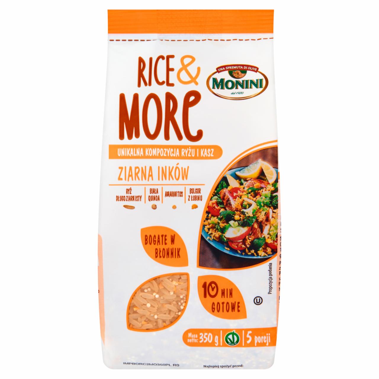 Zdjęcia - Monini Rice & More Ziarna Inków Unikalna kompozycja ryżu i kasz 350 g