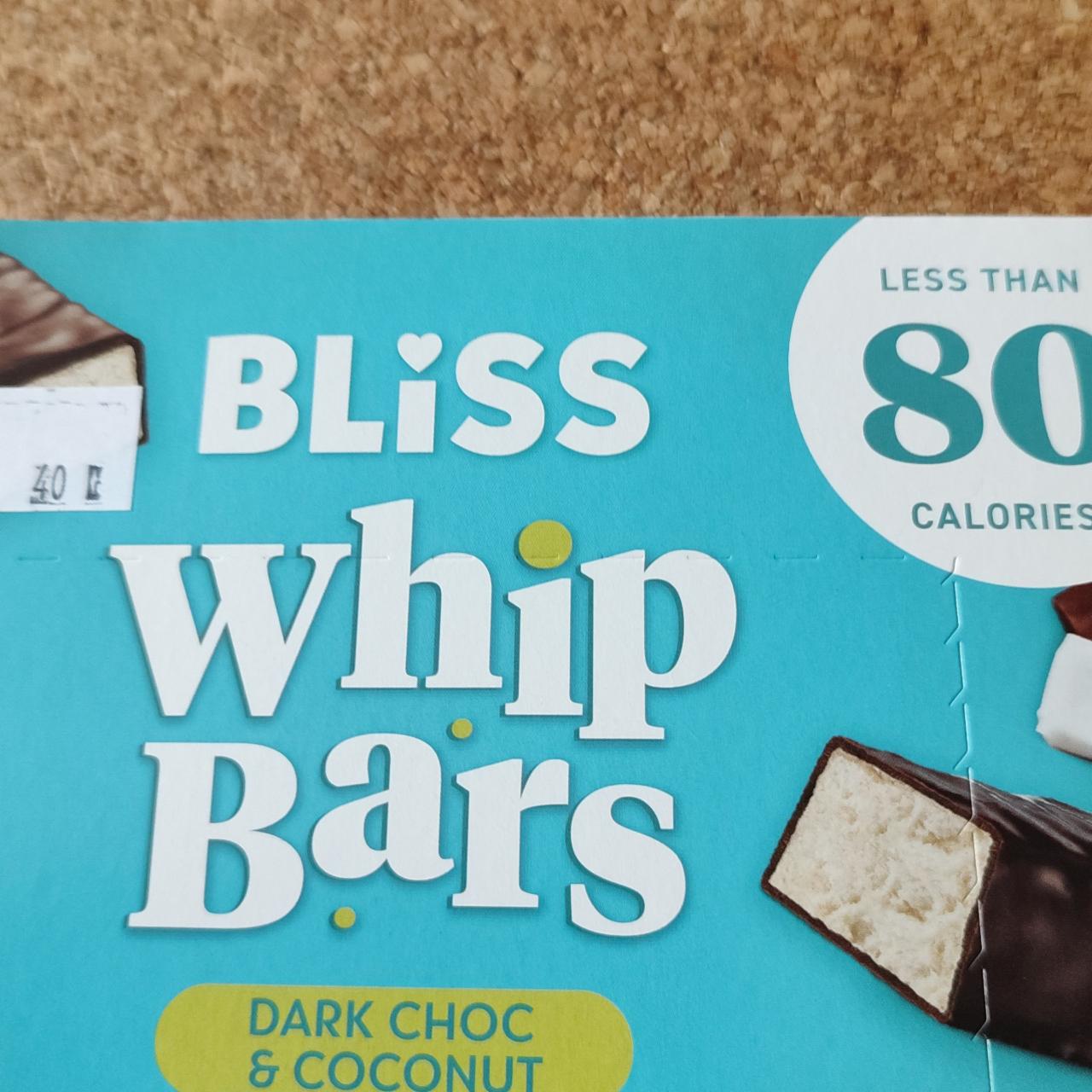 Zdjęcia - Whip bars dark choc & coconut Bliss