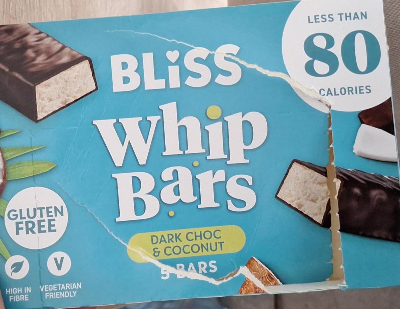 Zdjęcia - Whip bars dark choc & coconut Bliss
