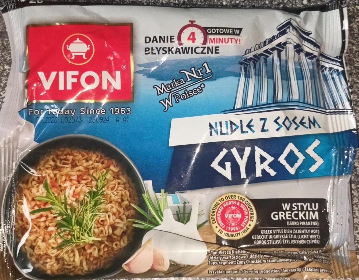 Zdjęcia - Nudle z sosem gyros Vifon
