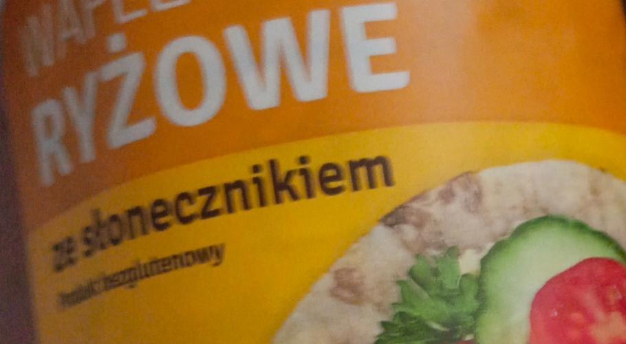 Zdjęcia - Wafle ryżowe ze słonecznikiem Sarita