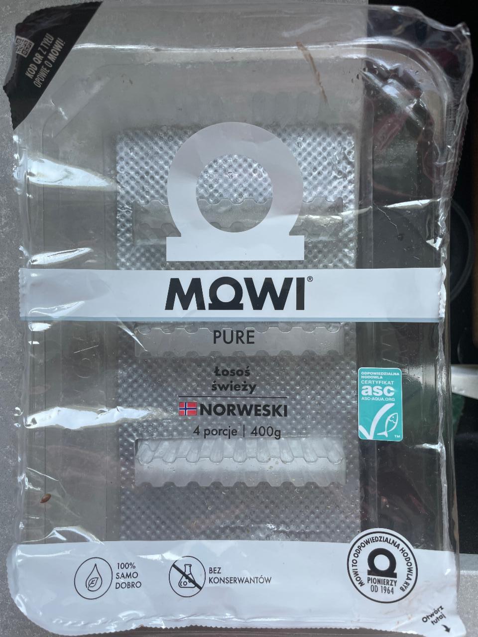 Zdjęcia - Mowi Pure Łosoś świeży 400 g (4 sztuki)
