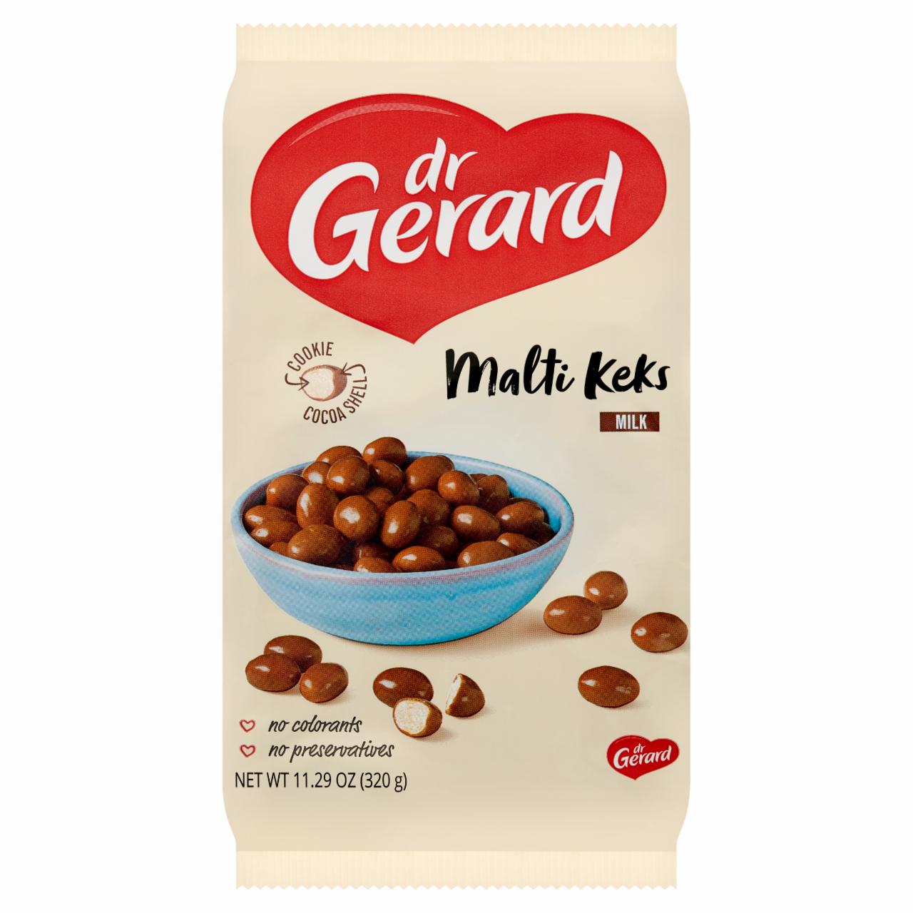 Zdjęcia - Dr Gerard Malti Keks Milk Herbatniki w kakaowej skorupce 320 g