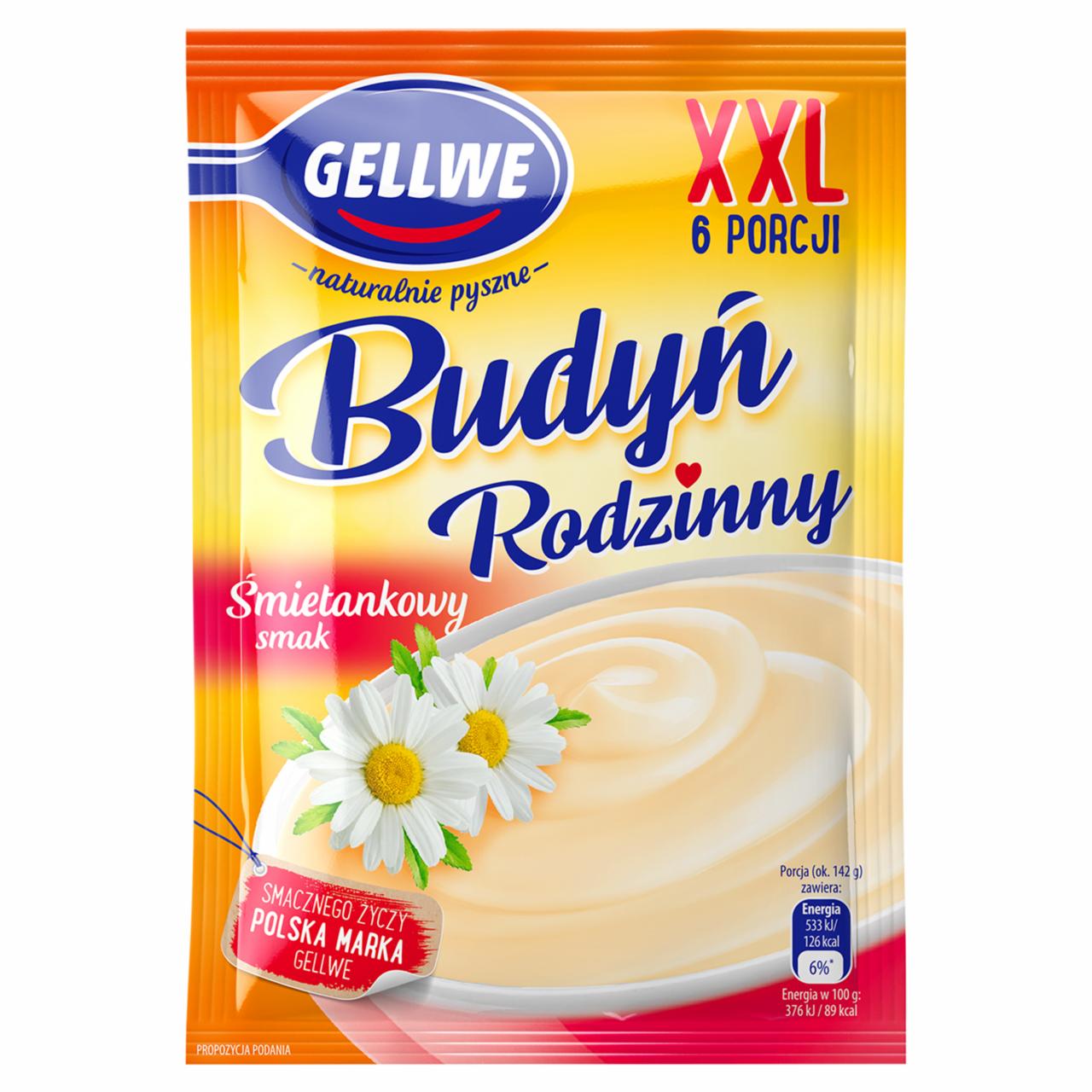 Zdjęcia - Gellwe Budyń rodzinny śmietankowy smak 64 g