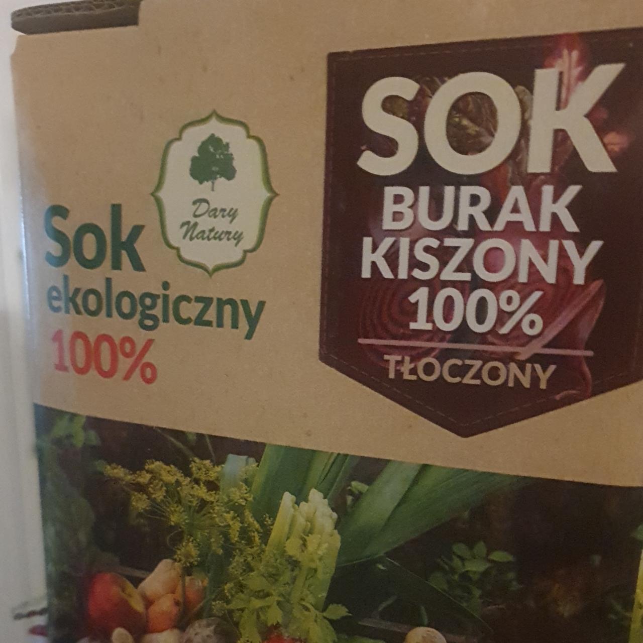 Zdjęcia - Sok burak kiszony 100% ekologiczny Dary Natury