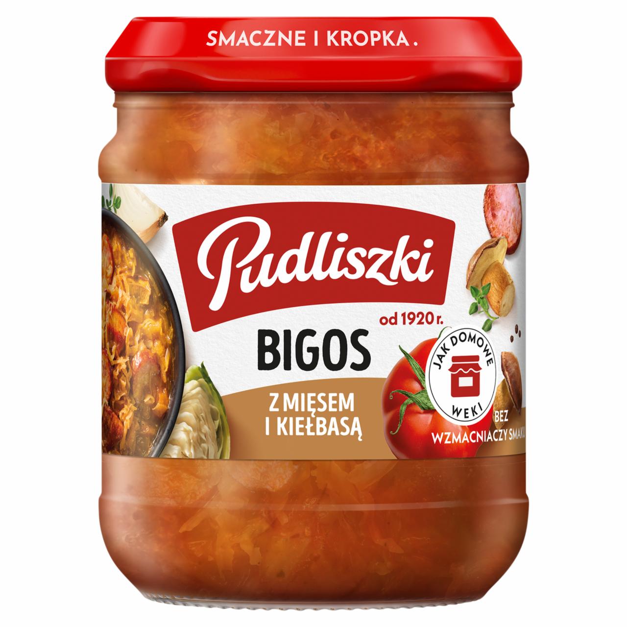 Zdjęcia - Pudliszki Bigos z mięsem i kiełbasą 450 g 