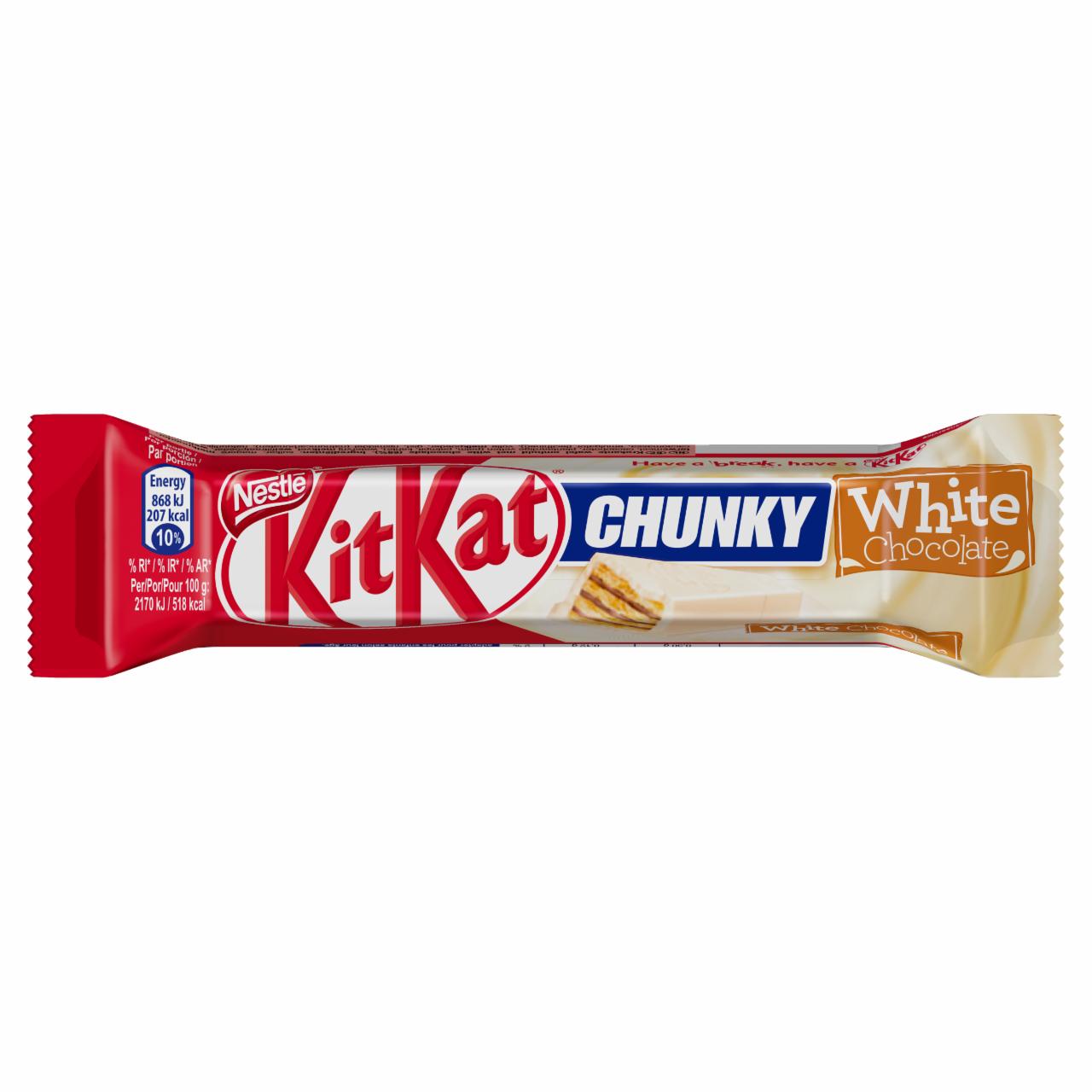 Zdjęcia - KitKat Chunky White Paluszek waflowy pokryty białą polewą 40 g
