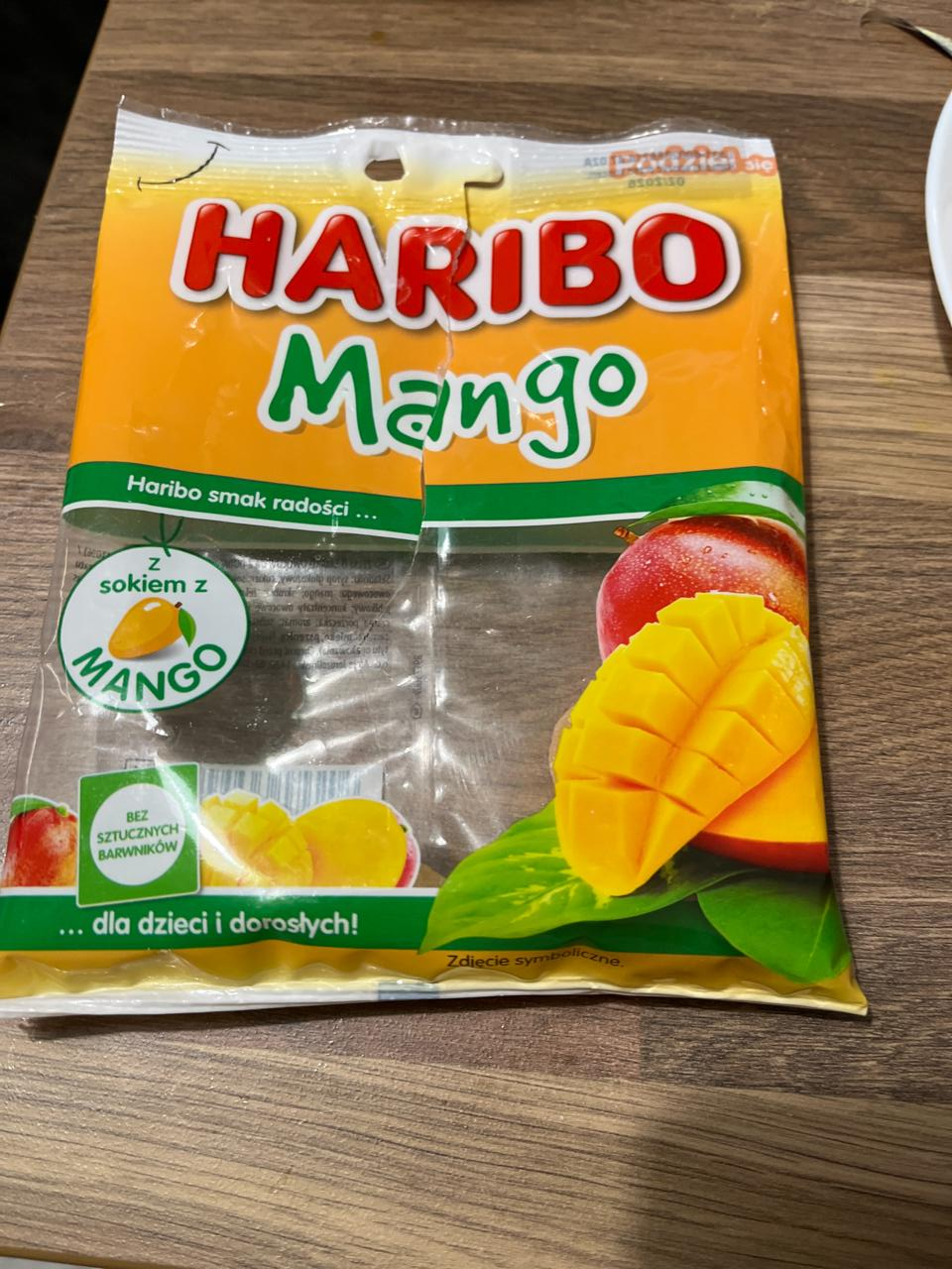 Zdjęcia - Haribo Mango Żelki o smaku owocowym 160 g