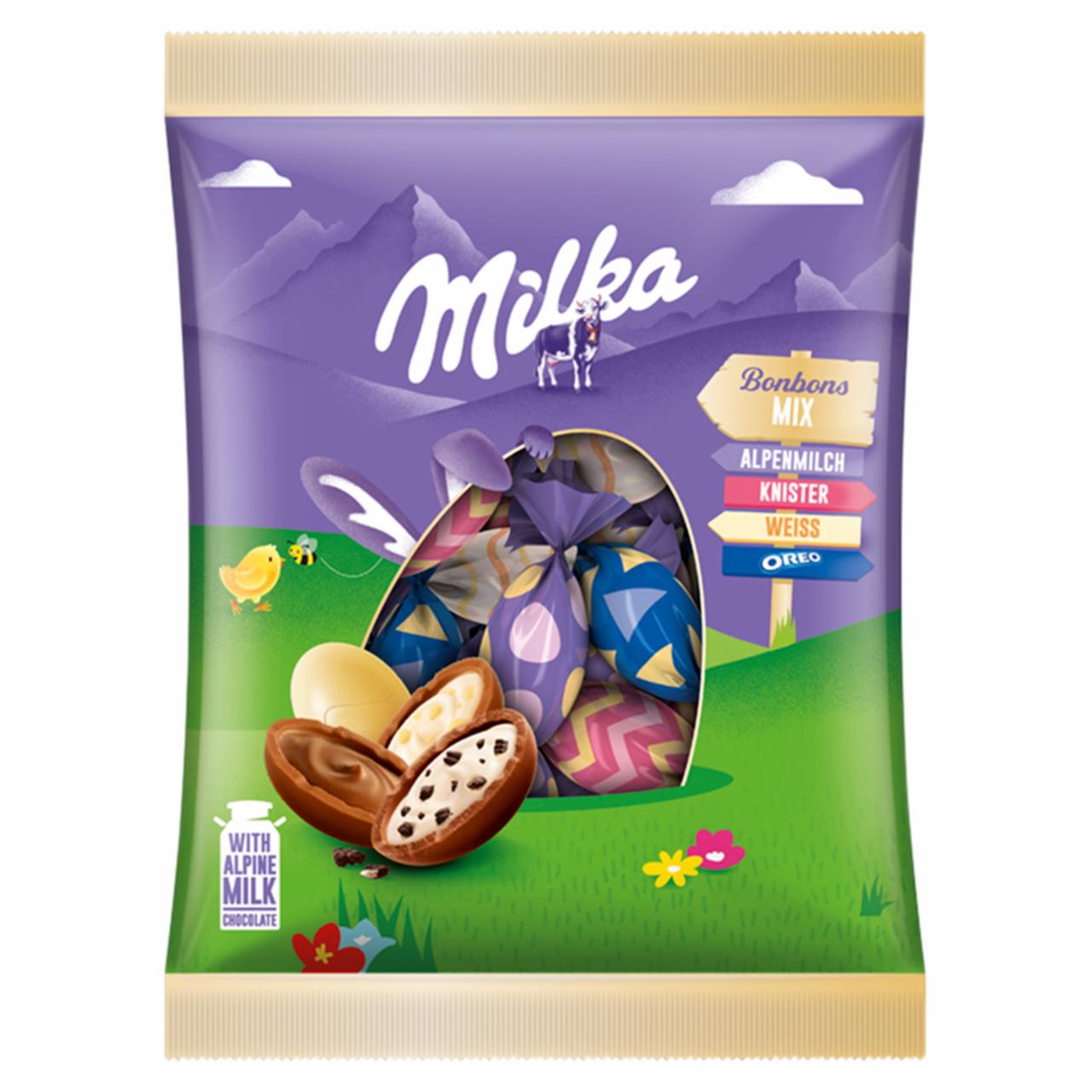 Zdjęcia - Milka Mieszanka czekolady mlecznej 130 g