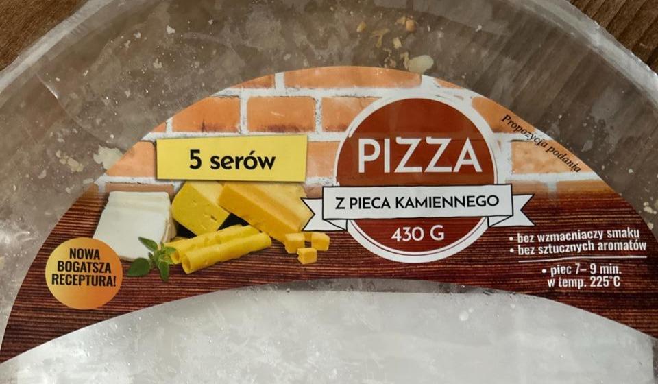 Zdjęcia - Pizza z pieca kamiennego 5 serów Iglotex