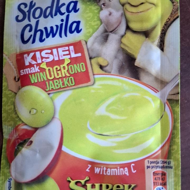 Zdjęcia - Słodka chwila kisiel winogrono jabłko Dr. Oetker