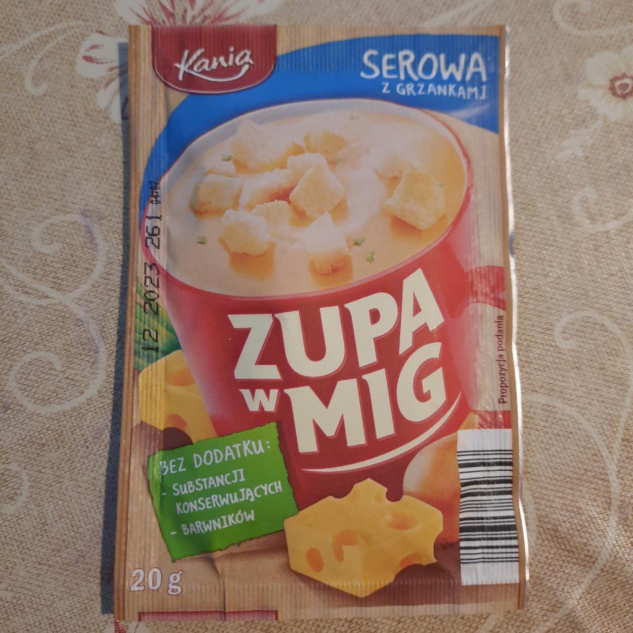 Zdjęcia - Serowa z grzankami kania