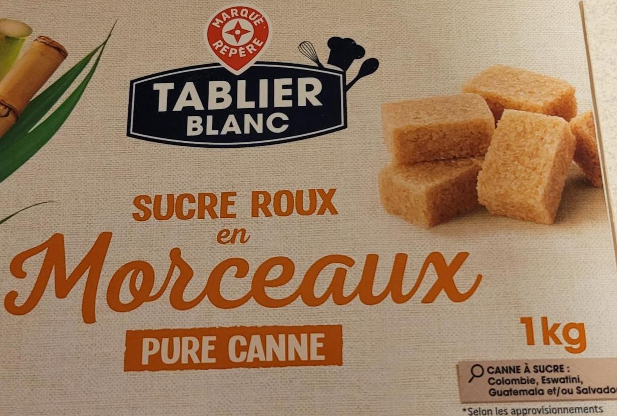 Zdjęcia - Sucre roux en morceaux Tablier Blanc