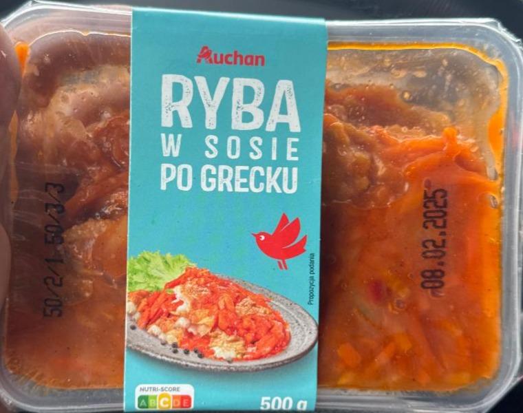 Zdjęcia - Ryba w sosie po grecku Auchan