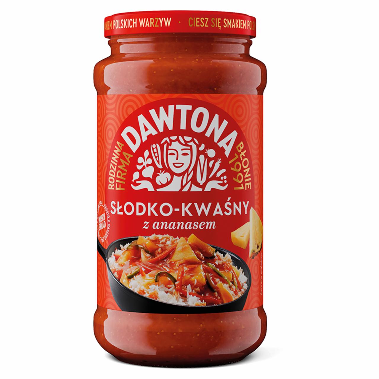 Zdjęcia - Dawtona Sos słodko-kwaśny z ananasem 520 g