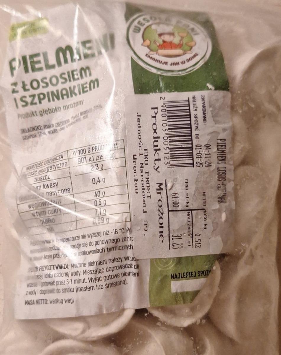 Zdjęcia - Pielmieni z łososiem i szpinakiem Wesoła Pani