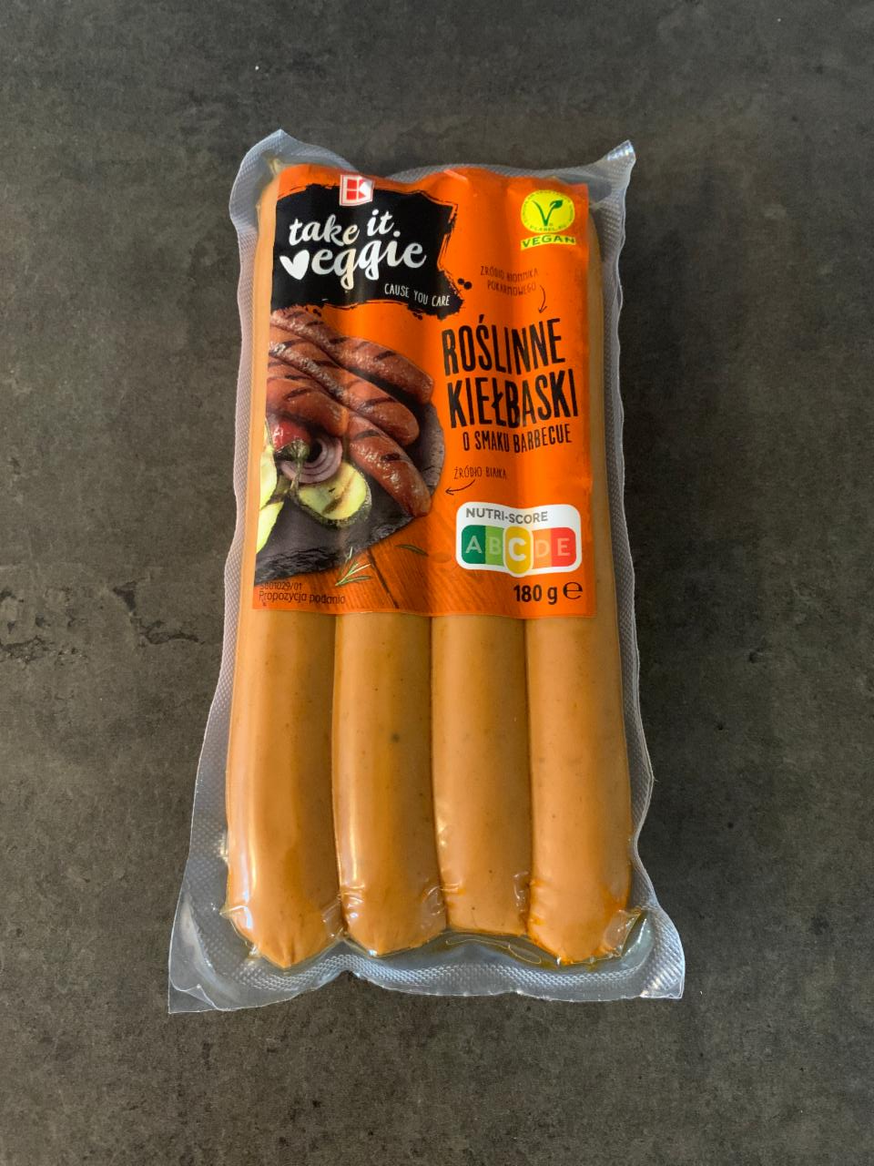 Zdjęcia - Roślinne Kiełbaski o smaku Barbecue K-take it veggie