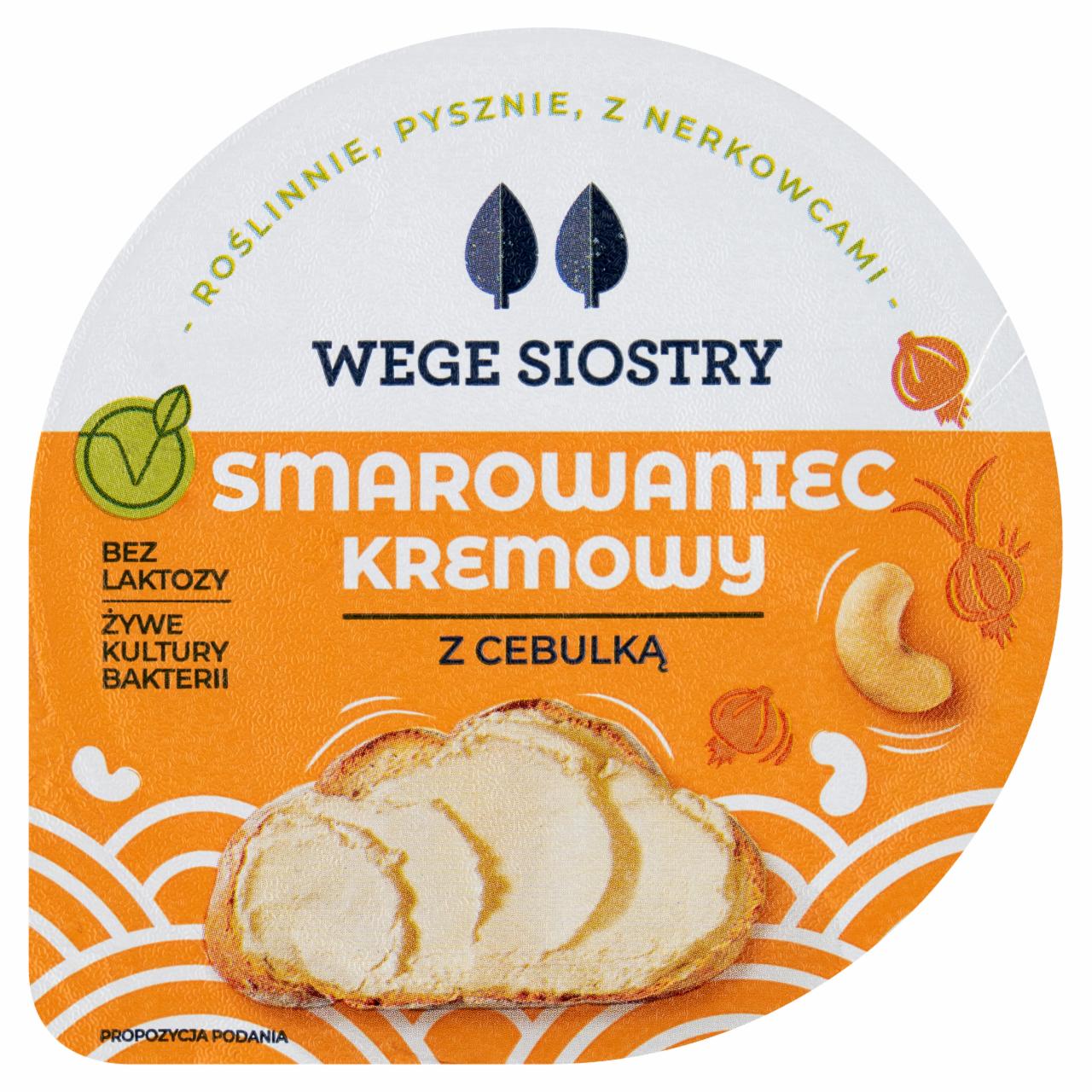 Zdjęcia - Wege Siostry Smarowaniec kremowy z cebulką 130 g