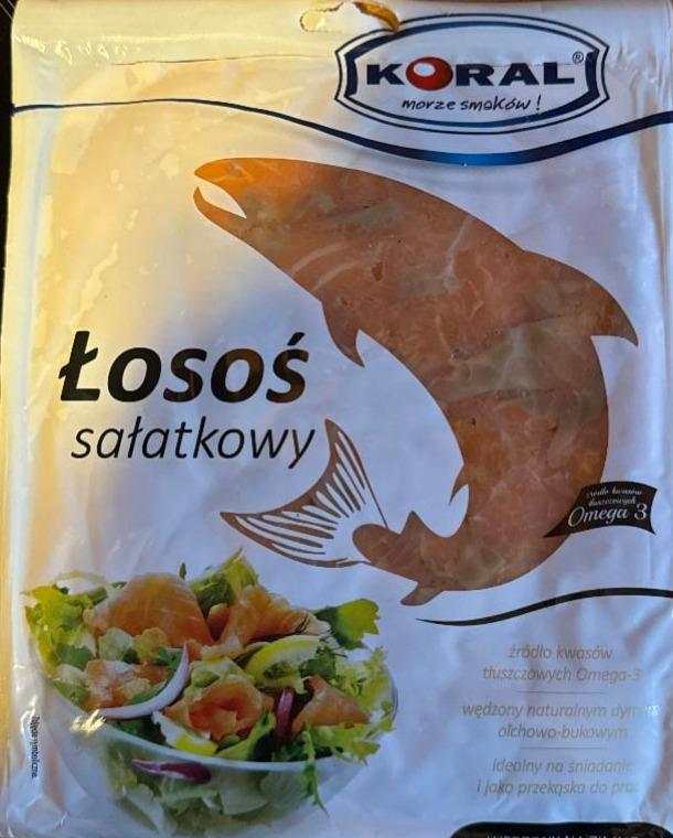 Zdjęcia - Łosoś sałatkowy wędzony na zimno Koral