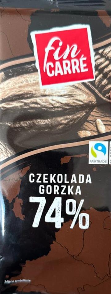 Zdjęcia - Czekolada gorzka 74% Fin carre