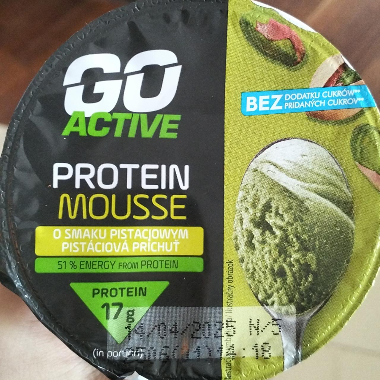 Zdjęcia - Protein mousse o smaku pistacjowym Go Active