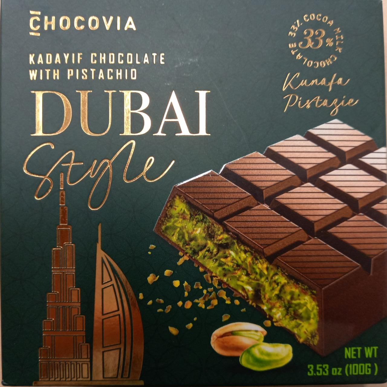 Zdjęcia - Dubai style kadayif chocolate with pistachio Chocovia