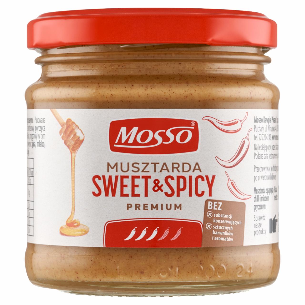 Zdjęcia - Mosso Premium Sweet & Spicy Musztarda 180 g