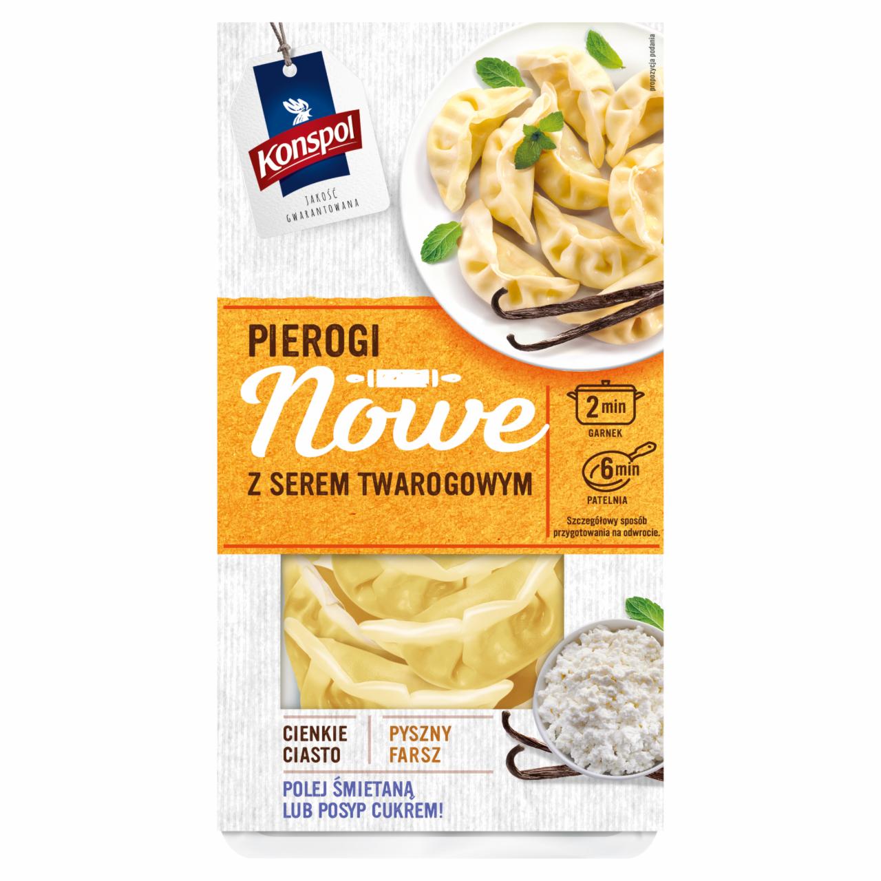 Zdjęcia - Konspol Nowe Pierogi z serem twarogowym 230 g