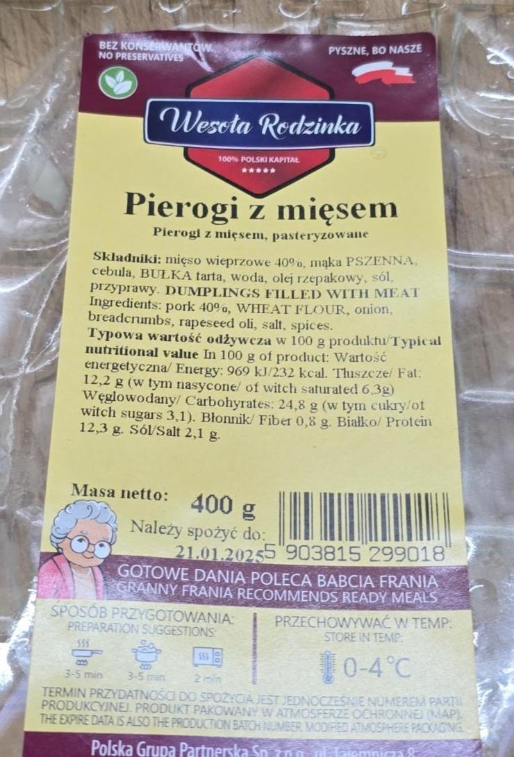 Zdjęcia - Pierogi z mięsem Wesoła rodzinka